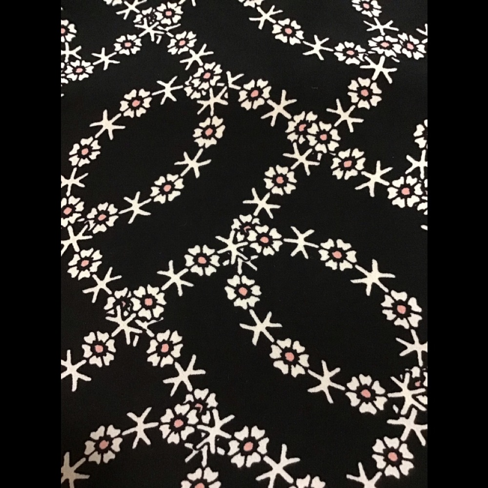 NWOT LOFT Flower & Star Print Wrap Dress - Picture 10 of 12